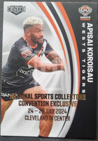 2024-TLA-NRL-ELITE-National-Sports-Collector-Convention-NSCC-Exclusive-Promo-Card-149-Apisai-Koroisau-Wests-Tigers-Trading-Card-Front