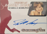 Trading card featuring Izabella Scorupco as a 'Woman of James Bond' from the movie 'GoldenEye'.