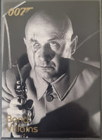 Black and white image of a character from a James Bond villain collection