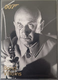 Black and white image of a character from a James Bond villain collection