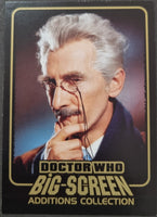 Card featuring a character from 'Doctor Who' with text 'Big-Screen Additions Collection'.