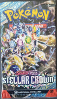 2024 Pokemon Trading Card Game Scarlet and Violet Stellar Crown Trading Card Pack 4 Art Galvantula