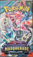 2024 Pokemon Trading Card Game Scarlet and Violet Twilight Masquerade Trading Card Pack Art Terastallized Dragapult