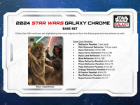 2024 Topps Star Wars Galaxy Chrome Sealed Trading Card Hobby Box - Disney