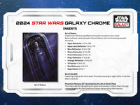 2024 Topps Star Wars Galaxy Chrome Sealed Trading Card Hobby Box - Disney
