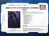 2024 Topps Star Wars Galaxy Chrome Sealed Trading Card Hobby Box - Disney