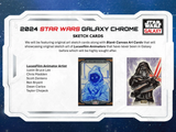 2024 Topps Star Wars Galaxy Chrome Sealed Trading Card Hobby Box - Disney