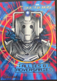 Card featuring a Cyberman from Doctor Who with colorful border