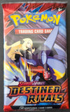 Pokémon Trading Card Game pack featuring Scarlet and Violet with 'Destined Rivals' text.