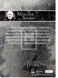 2012 Game of Thrones Season 1 Foil Parallel Base Trading Card - You Pick