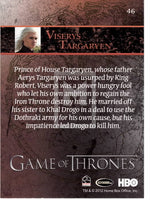 2012 Game of Thrones Season 1 Foil Parallel Base Trading Card - You Pick