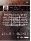 2012 Game of Thrones Season 1 Foil Parallel Base Trading Card - You Pick