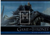 Character riding a dragon with 'Game of Thrones' branding and logo overlay.