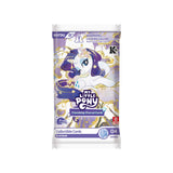 A sealed My Little Pony: Friendship Eternal Cards collectible card pack, featuring a purple and gold illustration of a pony on the front, with the KAYOU brand name at the top and 'Platinum Series 04' at the bottom.