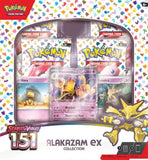 2023 Pokemon: Scarlet & Violet: 151 Collection Factory Sealed Trading Card Box - Alakazam EX