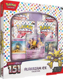 2023 Pokemon: Scarlet & Violet: 151 Collection Factory Sealed Trading Card Box - Alakazam EX