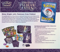 2024 Pokemon: Scarlet & Violet: Paldean Fates Factory Sealed Trading Card ETB Elite Trainer Box
