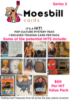 2025 It's A HIT! Pop Culture Mystery Pack SERIES 2 - 1 Encased Card per pack! Only 50 made!