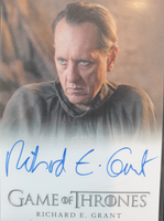 Autographed 'Game of Thrones' card with Richard E. Grant's signature
