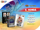 E. Honda Capcom card with checklist and character illustration