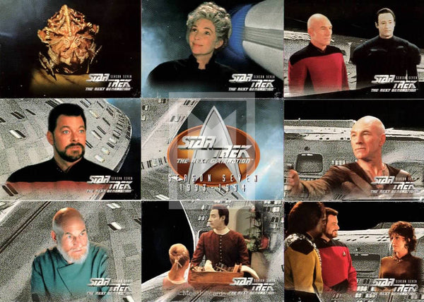 Star Trek The Next Generation Season 7 Base Trading Card Set