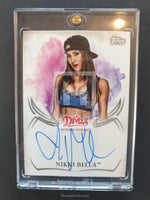 WWE Undisputed 2015 Nikki Bella UA-NB Autograph Trading Card Front