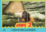 1978 Topps Jaws 2 Sticker Trading Card 11 Front