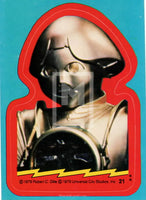 1979 Topps Buck Rogers Sticker Trading Card 21 Front