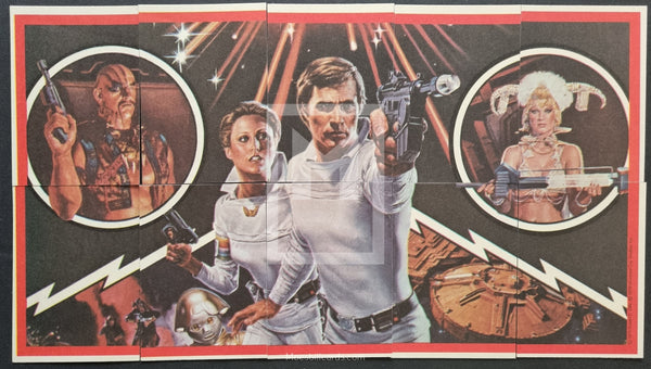 1979 Topps Buck Rogers Sticker Trading Card Puzzle Set