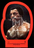 1979 Topps Rocky 2 Movie Sticker Trading Card 9 Front