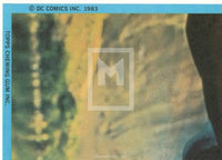 1983 Topps DC Comics Superman 3 Sticker Trading Card 11 Back