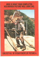 1984 Topps Indiana Jones and the Temple of Doom Sticker Trading Card 11 Back