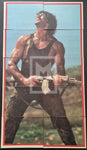 1985 Topps Rambo First Blood Part 2 Sticker Trading Card Puzzle Set