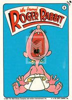 1987 Topps Who Framed Roger Rabbit Movie Sticker Trading Card 8 Front