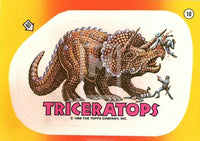 1988 Topps Dinosaurs Attack Movie Sticker Trading Card 10 Front