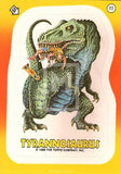 1988 Topps Dinosaurs Attack Movie Sticker Trading Card 11 Front