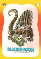 1988 Topps Dinosaurs Attack Movie Sticker Trading Card 3 Front