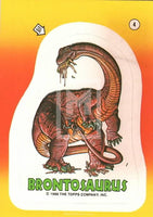 1988 Topps Dinosaurs Attack Movie Sticker Trading Card 4 Front