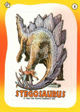 1988 Topps Dinosaurs Attack Movie Sticker Trading Card 8 Front