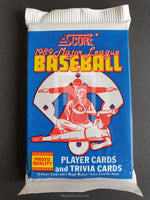 1989 Baseball Score Trading Card Pack Front
