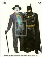 1989 Topps Batman Second Series Sticker Trading Card 23 Front