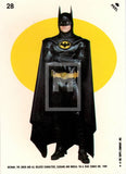 1989 Topps Batman Second Series Sticker Trading Card 28 Front