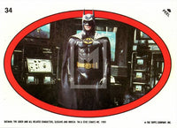 1989 Topps Batman Second Series Sticker Trading Card 34 Front