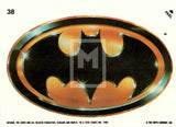 1989 Topps Batman Second Series Sticker Trading Card 38 Front