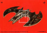 1989 Topps Batman Sticker Trading Card 13 Front