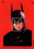 1989 Topps Batman Sticker Trading Card 20 Front