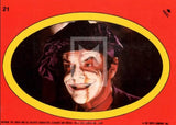 1989 Topps Batman Sticker Trading Card 21 Front