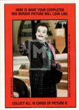 1989 Topps Batman Sticker Trading Card 2 Back