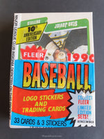 1990 Fleer Base Ball Trading Card Pack Front