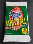 1990 NFL Trading Card Pack Front
